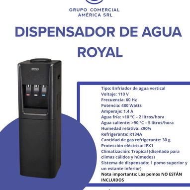 Dispensador de agua Royal - Img 126759134
