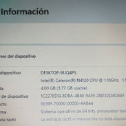LAPTOP HP ,CELERON N4120 (1.10GHZ), RAM 4GB - Img 55489236