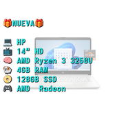 LAPTOP 🎁NUEVA🎁📦CAJA, HP (14-dk1022wm), 14" HD IPS, AMD Ryzen 3 3250U, 4GB RAM, Radeon, 128GB SSD - Img 56479087