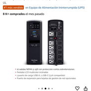 VENDO/CAMBIO APC 1500va 900w 10tomas o Backup 12TOMAS // CyberPower CP1500PFCLCD 1500va/1000w //53881002 - Img 56635291