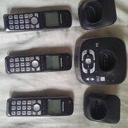 Vendo Teléfono Inalámbrico Panasonic de Uso de Tres Bases (8000 cup), sin Baterías y uno de los transformadores no funci - Img 45716342