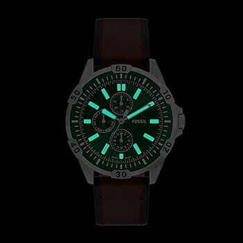 Reloj FOSSIL Garrett Mod. FS6147 CRONÓGRAFO CUARZO JAPONÉS Caja 44mm en acero inoxidable, manillas en cuero legítimo NEW - Img 124059060