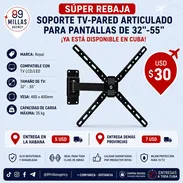 Soporte TV-pared articulado para pantalla de 32"-55" - Img 56560724