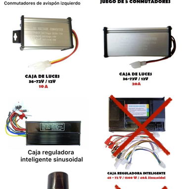 Accesorios y piezas de motos eléctricas y bicimotos - 6/10