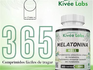 KivéeLabs® 365 Comprimidos Melatonina Pura 1,99 mg (Suministro 1 Año) | Rápida Asimilación .sellado. vence 11/2026 - Img main-image-46008762