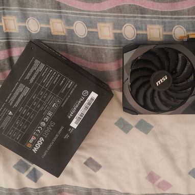 Ganga Gráfica RTX 3060 TI MSI Ventus x2 + Fuente thermalthake 600w certificada en oro - Img 123107191