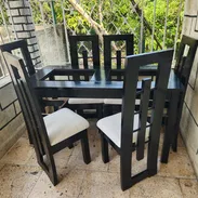 Moderno Juego de Comedor Negro - Img 55870140