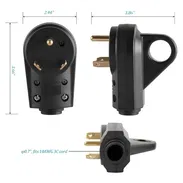 Enchufe Nema TT30 de 30A y 125V Macho para Generador Eléctrico/ Toma de Fuerza Espiga TT-30P para Plantas / 55919946 - Img 49398881