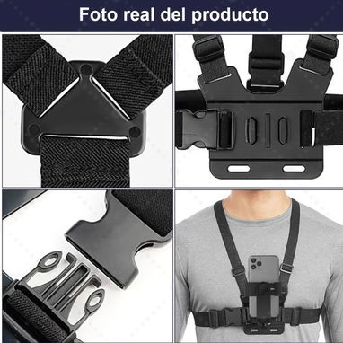 Soporte para teléfono tipo pechera. Lleva el celular cerca de ti con el accesorio ideal para llevar en la moto - 2/2
