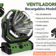 Ventilador recargable Modelo F6 - Img 57421906