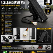 PEDAL ACELERADOR DE PIE PARA VEHÍCULOS ELÉCTRICOS Nuevos - Img 56980984