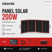Panel Solar Plegable 200w con Cables incluidos - Img 57092325
