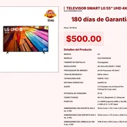 TELEVISOR SMART LG 55" UHD 4K VPT#-0308 - Img 55243975