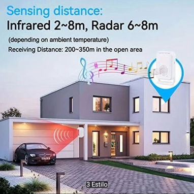 Alarma con Sensor de Movimiento para Exteriores o Interiores - 5/5