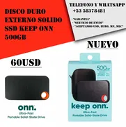 SSD Keep Onn 500GB Disco Duro Externo Solido "Nuevo Sellado" - Img 48875756