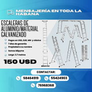 🪜 ESCALERA PLEGABLE MULTIPROPÓSITO 3.7 M 🪜  💲 Precio: 150 USD - Img 57879121