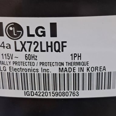 Máquina o compresor de refrigerador LG 1/4 HP - Img 125969333