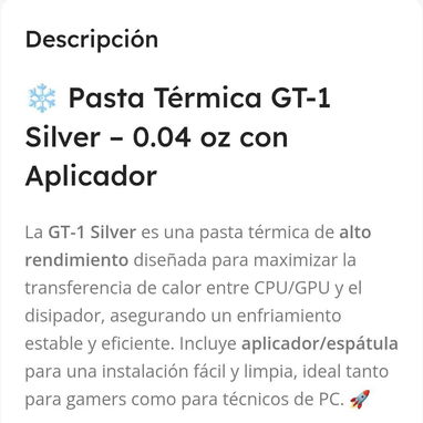 Pasta térmica+aplicador y cucharilla👨🏻‍💻 - 3/3