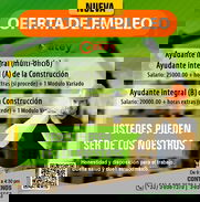 Construcciones CATEY Oferta empleo de Ayudante de la Construcción - Img 50841017