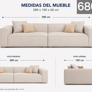📢 Sofá modernos (empacados al vacío) para decorar su hogar. Importados - 2/2