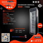 🧊 SU NEGOCIO A OTRO NIVEL 🧊 EXHIBIDOR VERTICAL EKO 7 PIES. CON FACTURA Y GARANTÍA DE 1 AÑO. TLF 54833699 - Img 49808664