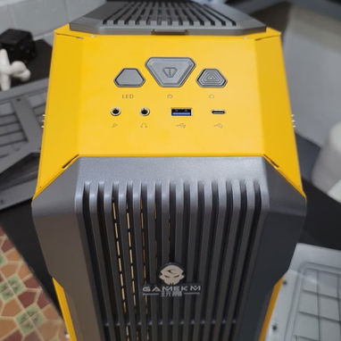 📢🔥 CHASIS GAMING NUEVO EN CAJA 🔥📢 GameKM / WJCOOLMAN (Diseño gamer moderno) ARGB - Img 119740066
