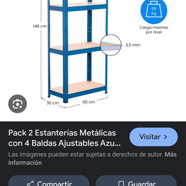 Estantería galvanizada - Img 124544767