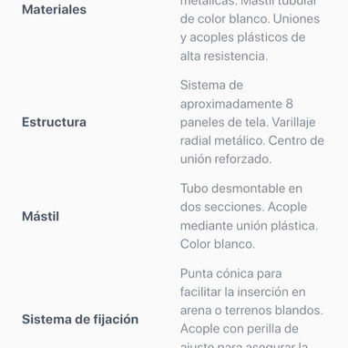 2 sillas plegables+ sombrilla playera grande - 3/3