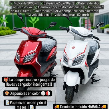 🔥 MOTOS Y BICIMOTOS 0KM ‼️ Transporte + Garantía 🎁 📤 Interesados al privado. wa.me/+5363115317 Contáctanos para conc - Img 122235190