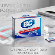 Aspirin pain reliever Caffeine ( Aspirina con Cafeína ) Alivio rápido del dolor 50 paquetes excelente para aliviar la mi - Img 56194906