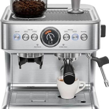 Cafeteras y maquina de hacer café expresso con molino para moler granos original importado - Img 123638549