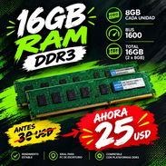 RAM DDR3 POCO USO - 20USD - Img 57444325