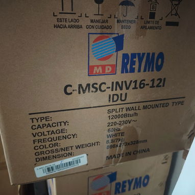 Split inverter 220V de 1 y 1.5 T marca REYMO - 5/6