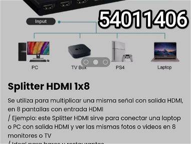 !!Splitter HDMI 1x8 (ocho salidas de video)!! - Img main-image