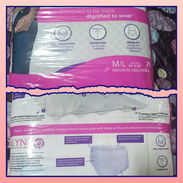 Culeros de adultos talla M tipo blumer de 25 unidades máxima absorción en 12 dólares - Img 57393617