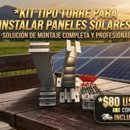 Kit tipo torre para instalar paneles solares - Img 57197159