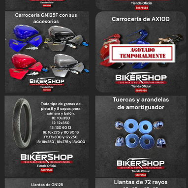 Tienda de Accesorios para motos de combustión. BIKERSHOP - 5/10