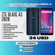 📱 TELÉFONO CELULARES 🔴 ZTE BLADE 📞 A3 2020 🔴16 GB - 1 RAM 💲34 USD - Img 54422866