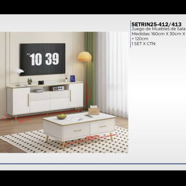 Mueble para tv con mesa - 2/2