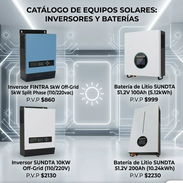☀️ KITS SOLARES COMPLETOS Y COMPONENTES - SUNDTA Y FINTRA ☀️ - Img 56828863