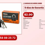 CANDADO DE HIERRO 38MM VPT#-0265 - Img 56830524