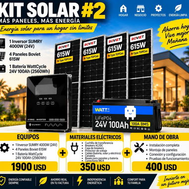Kit Solares Completos - 2/4