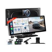 Pantalla CarPlay Inalámbrica TECXERLLON 10.26” – Cámara 4K Frontal, Cámara de Reversa 1080P - Img 55806030