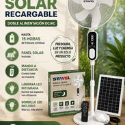 Ventilador Solar Recargable STAVEL (Modelo LD-8016) - Img 55869243