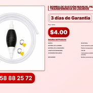 BOMBA DE SUCCIÓN MANUAL PARA TRANSFERENCIA DE LÍQUIDOS VPT#-0059 - Img 56823760