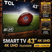 SMART TV TCL 43" UHD 4K Precio 290 💵 - Img 55030482