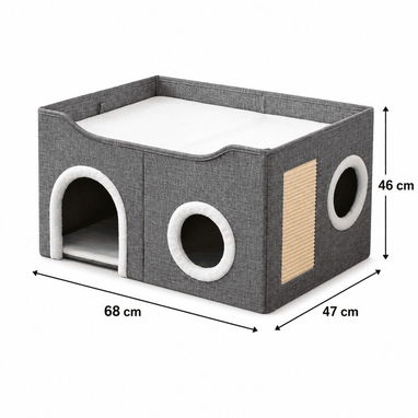 Casa para Gatos con Rascador / Dos modelos - 9/9