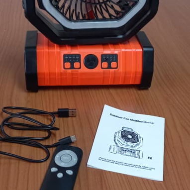 📦 20000 MAH 📦 VENTILADOR RECARGABLE F6 PORTABLE. GARANTÍA Y FACTURA. TLF 54833699 - Img 109393554