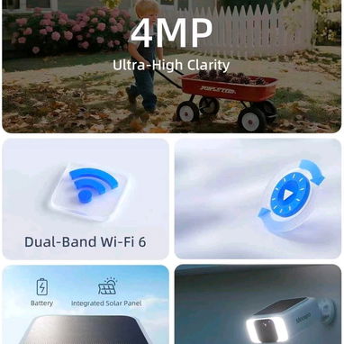 ☀️📹 ¡CÁMARAS DE SEGURIDAD SOLARES 4 MP / 2K! - 3/5