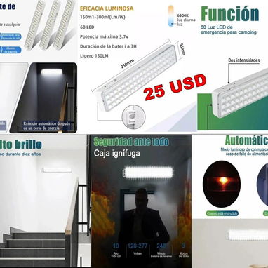 Lámparas recargables de 8 y 12 horas - 6/9